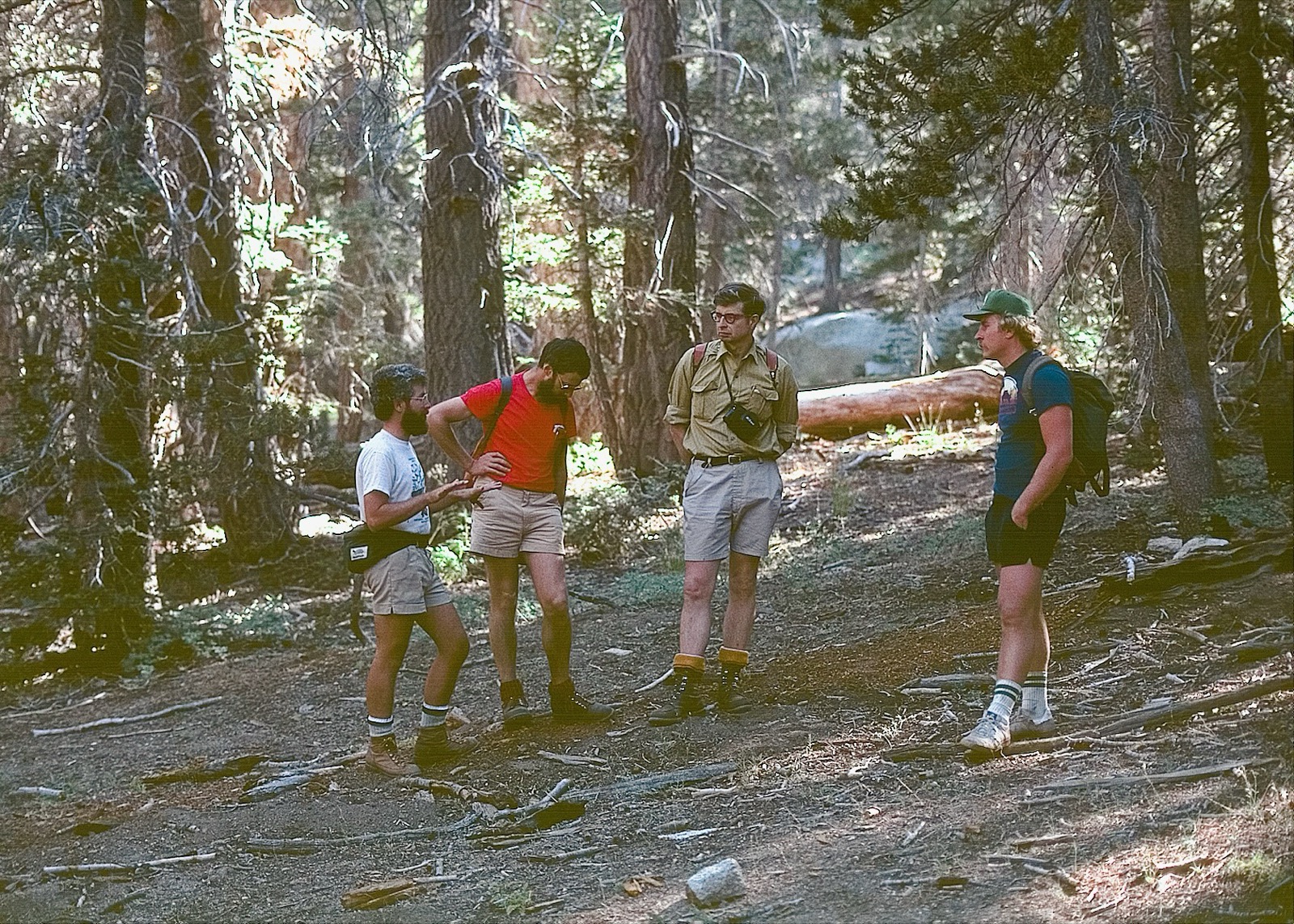 Wilderness management discussions with Dave Van Cleve, state park wilderness ranger